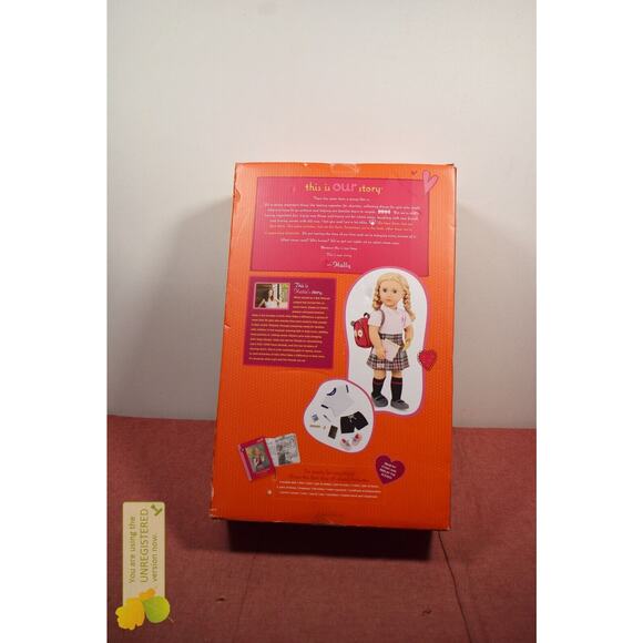 Our Generation Hally with Storybook & Accessories 18" Posable School Doll - Picture 6 of 8
